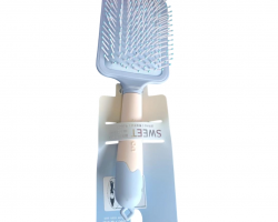 مشاطة بلاستيك عريضه يد مبسطة